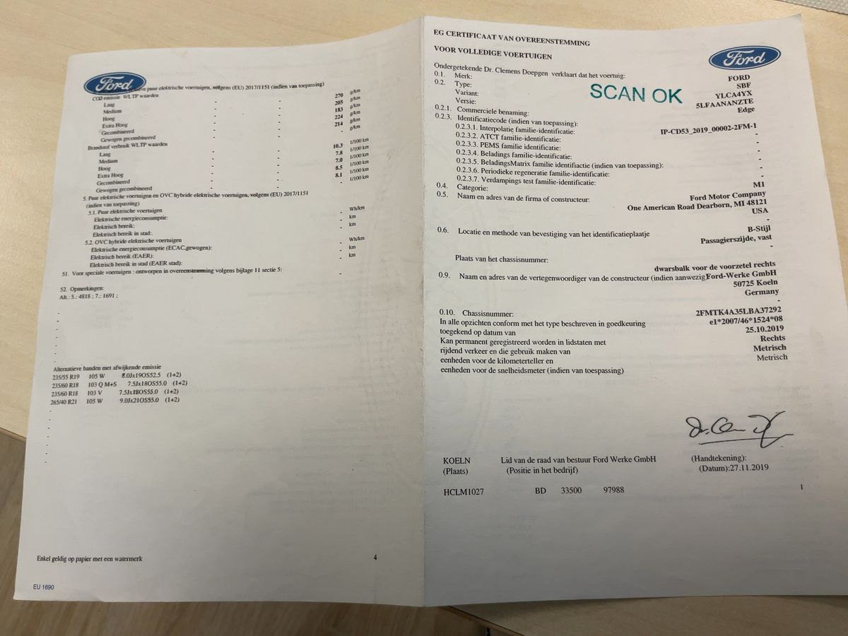 Ford Edge d'occasion