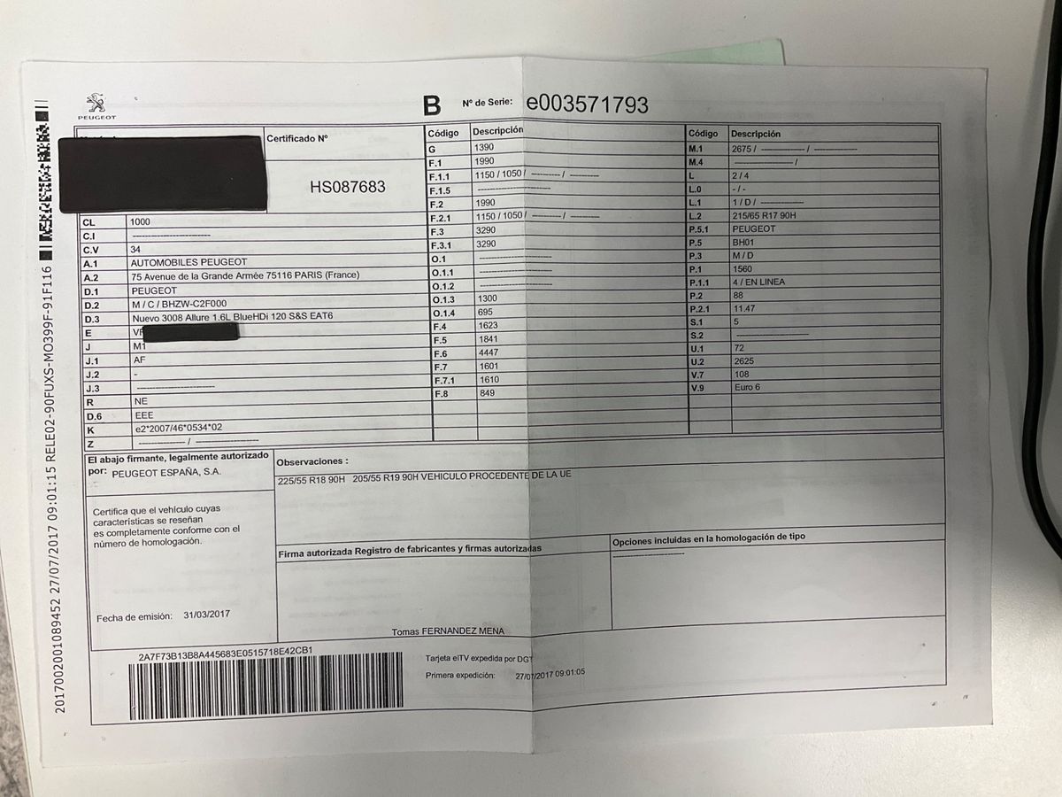 Peugeot 3008 d'occasion