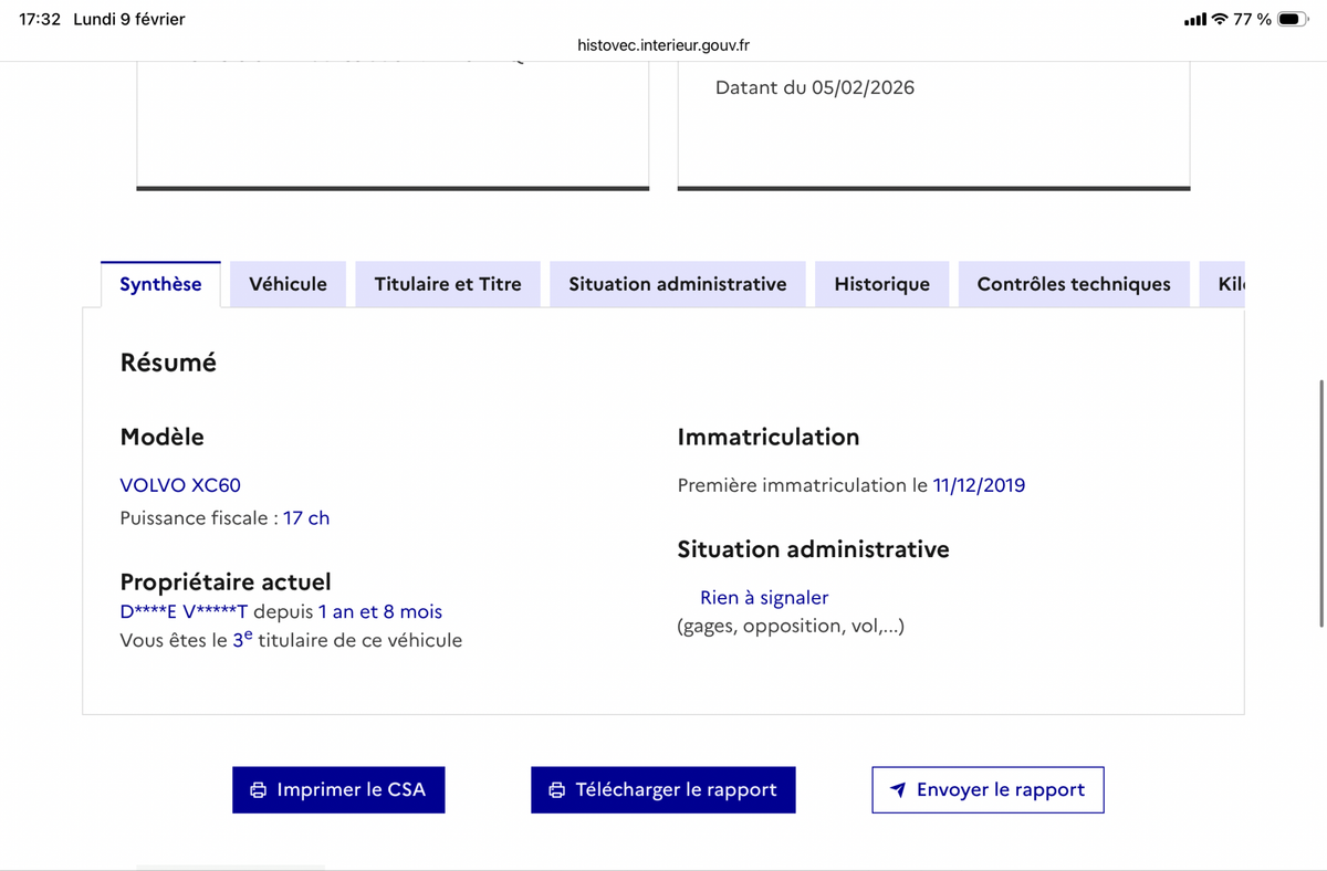 Volvo XC60 d'occasion