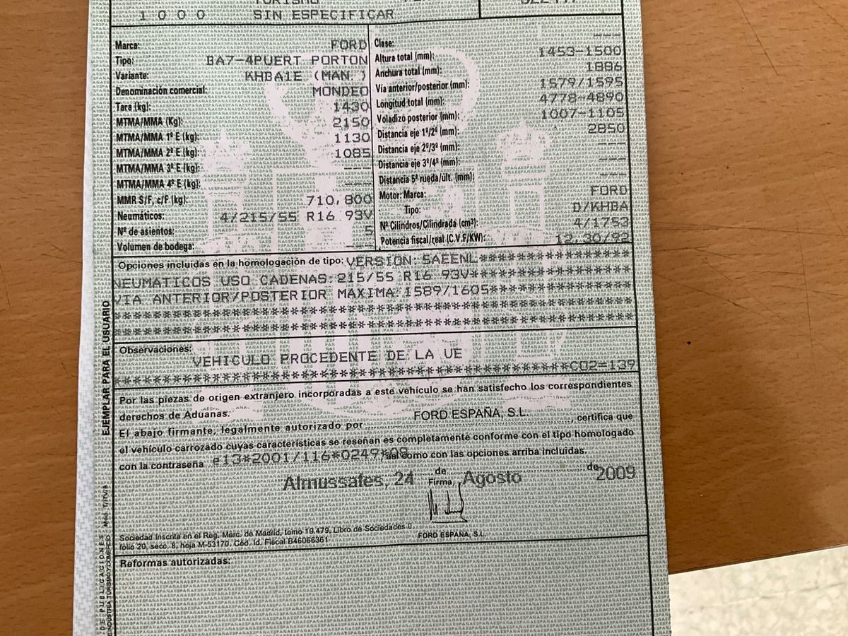 Ford Mondeo 1.8 TDCi ECOnétic