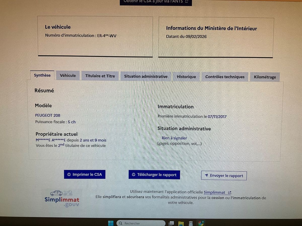 Peugeot 208 d'occasion