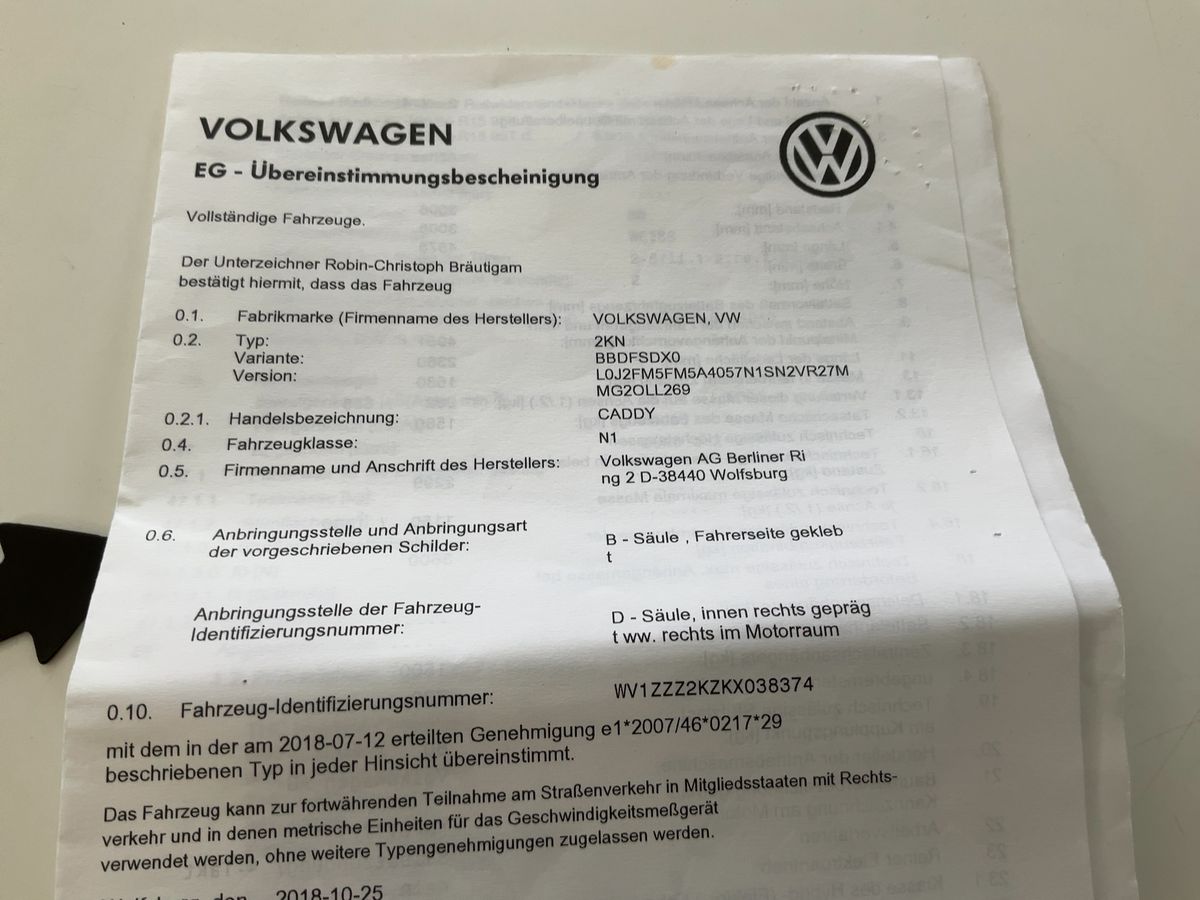 Volkswagen Caddy d'occasion