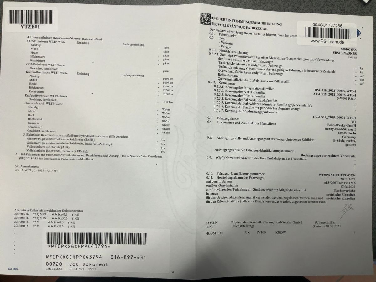 Ford Focus d'occasion