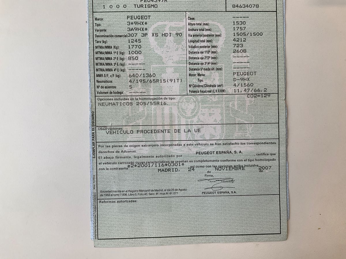 Peugeot 307 d'occasion