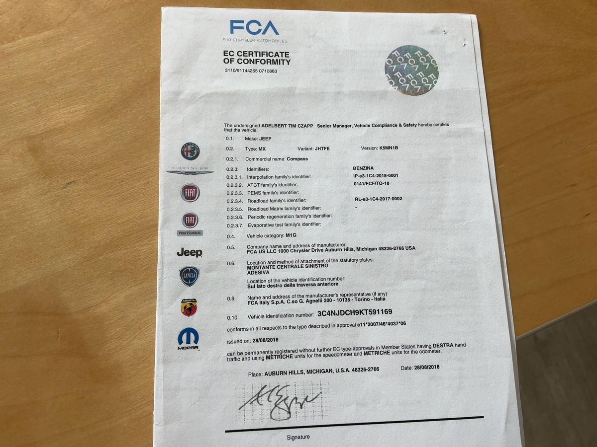 Jeep Compass d'occasion