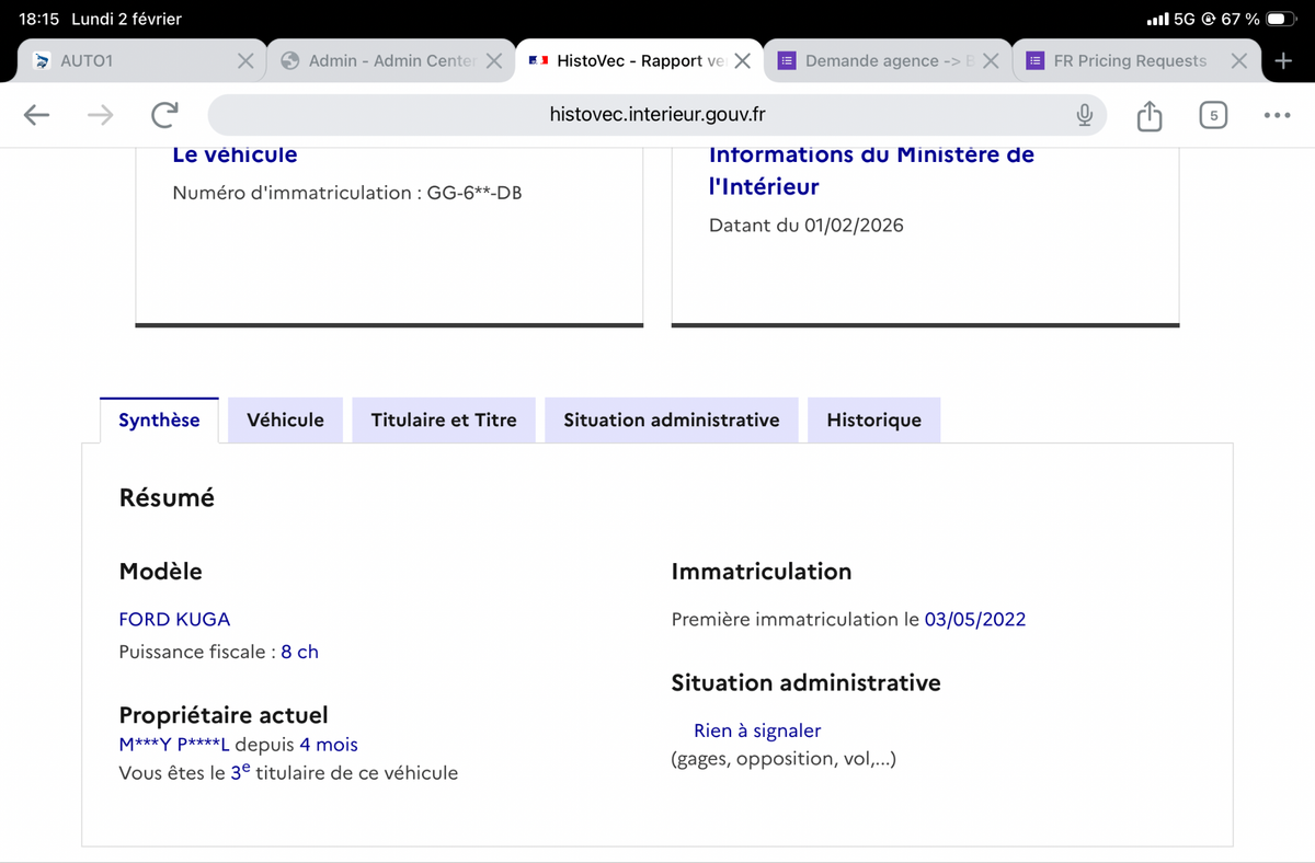 Ford Kuga d'occasion