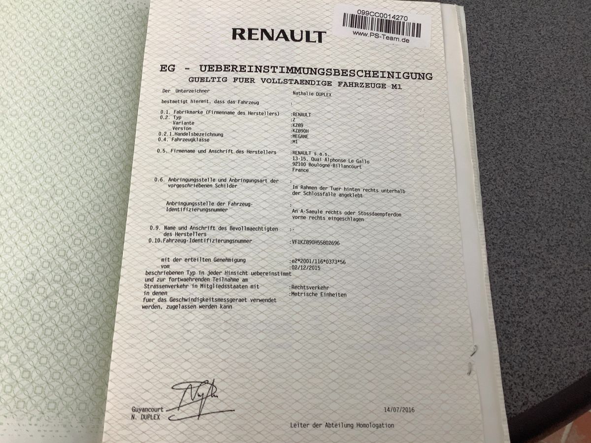 Renault Megane d'occasion