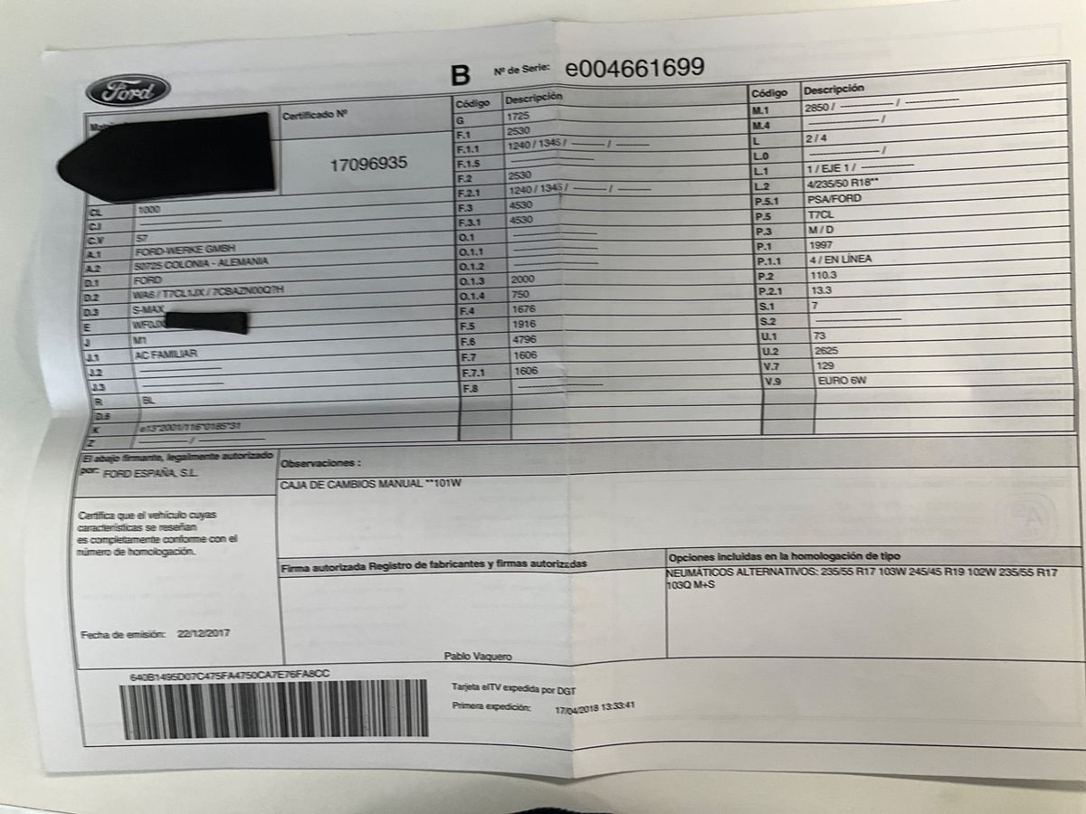 Ford S-Max d'occasion