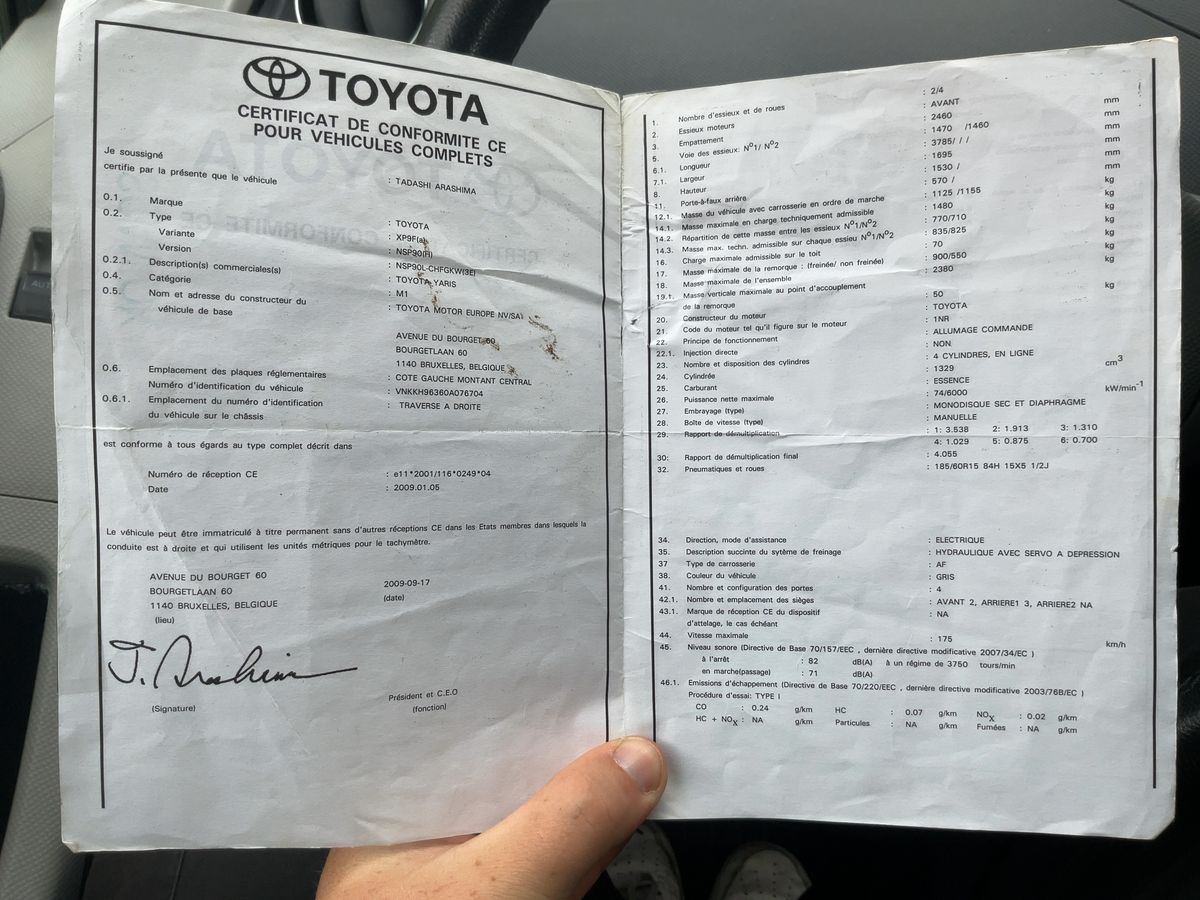 Toyota Yaris d'occasion