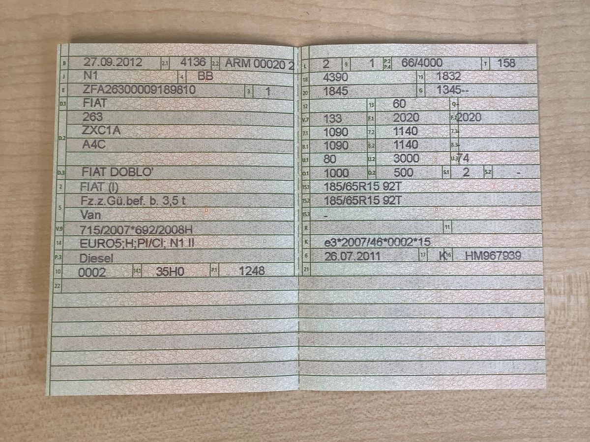 Fiat Doblo 1.3 JTD Basis Kasten