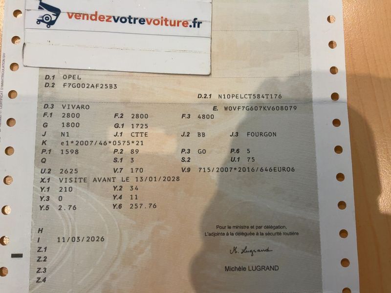Opel Vivaro 1.6 CDTI Kasten L1H1 2,7t — zdjęcie 15