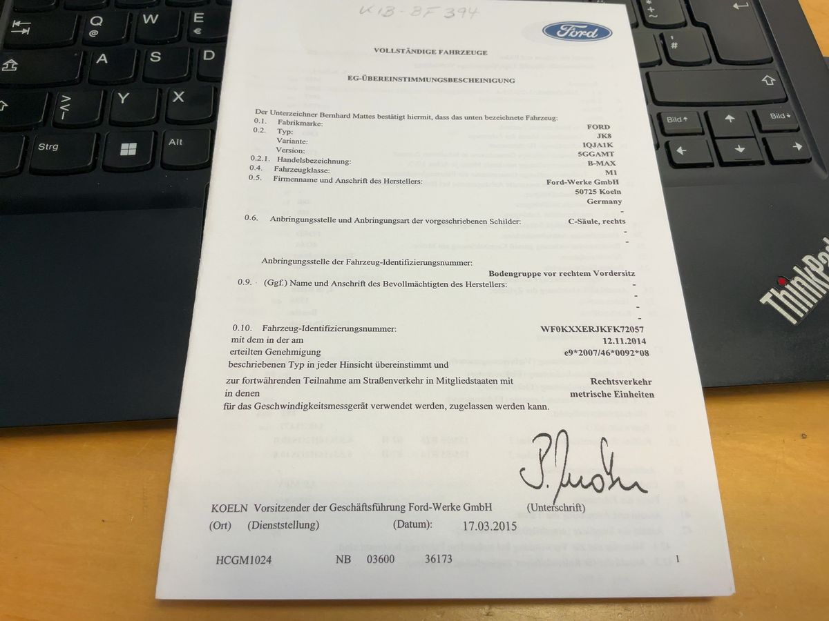 Ford B-Max d'occasion