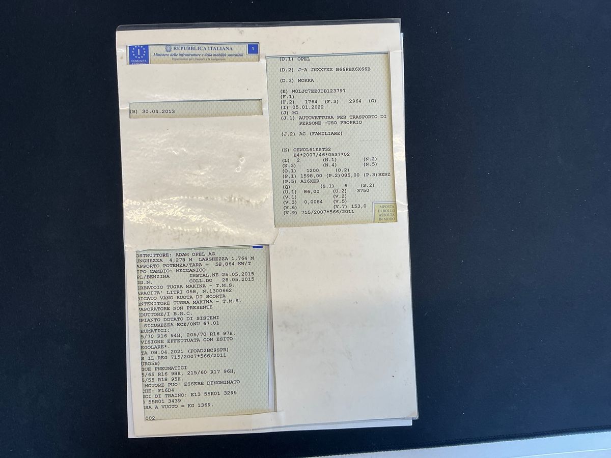 Opel Mokka 1.6 Ego ecoFlex