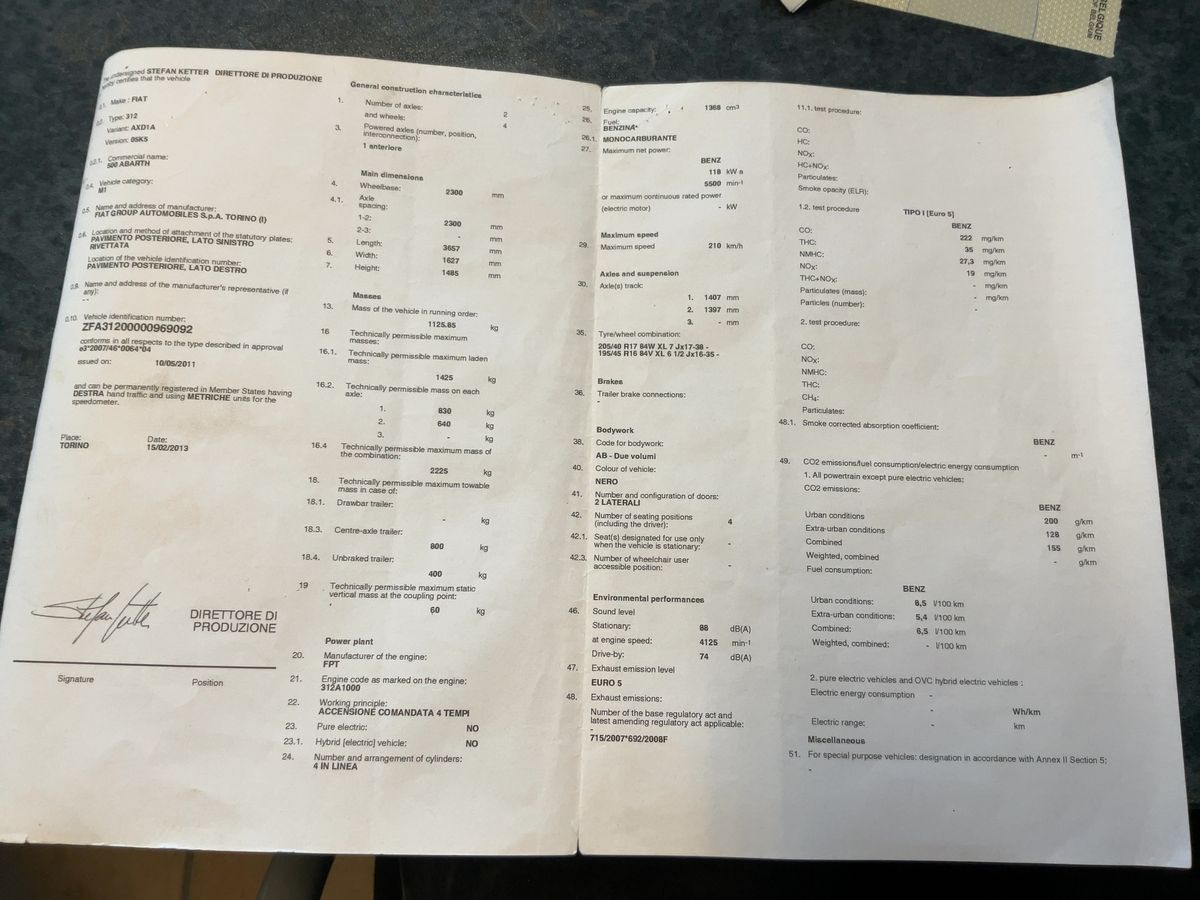 Abarth 595 d'occasion