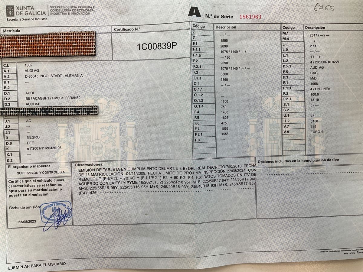 Audi A4 2.0 TDI