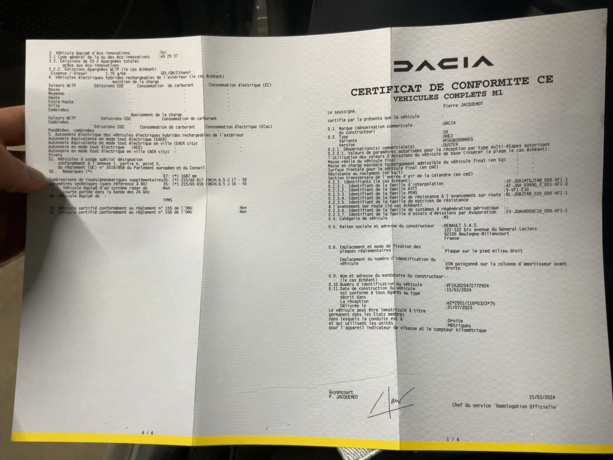 Dacia Duster d'occasion