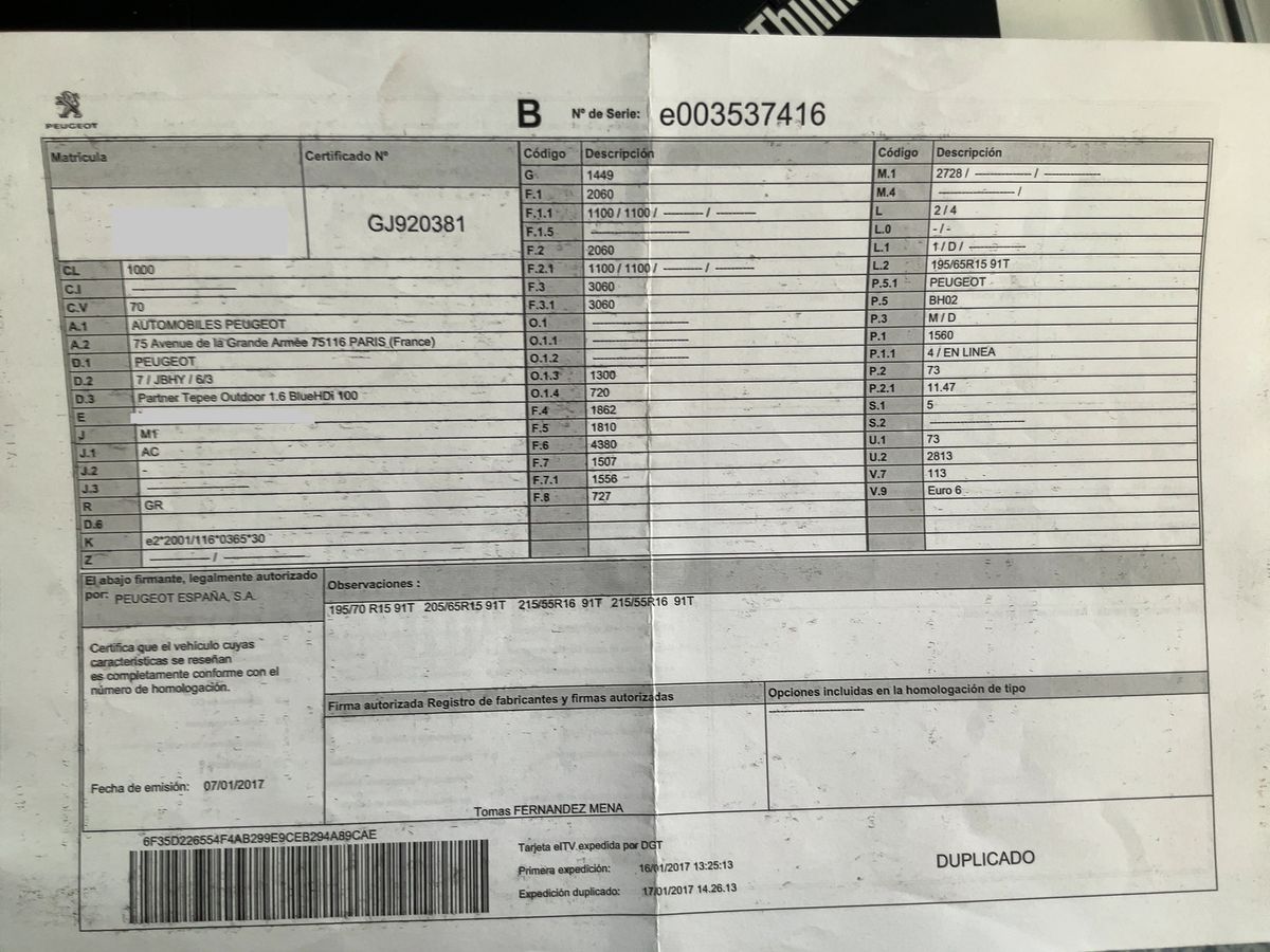 Peugeot Partner d'occasion