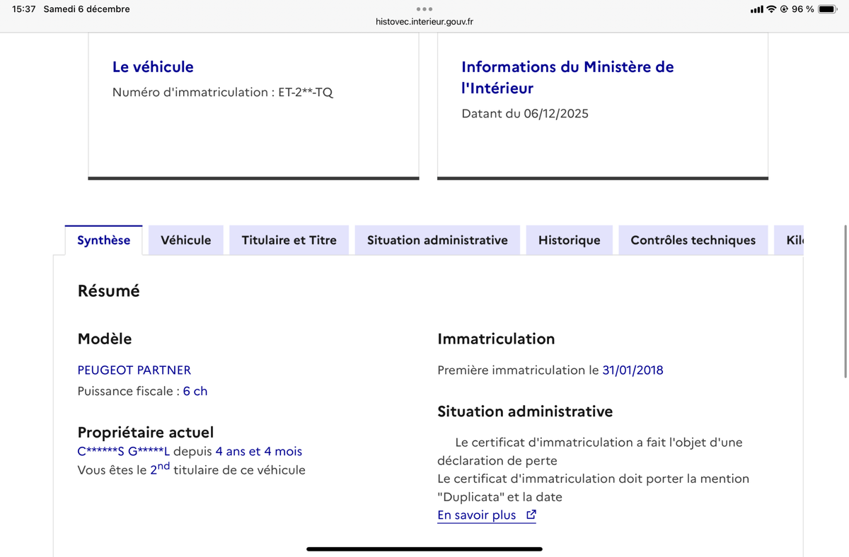 Peugeot Partner d'occasion