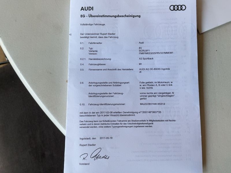 Audi A3 Sportback 2.0 TDI Sport 2017 – снимка 22