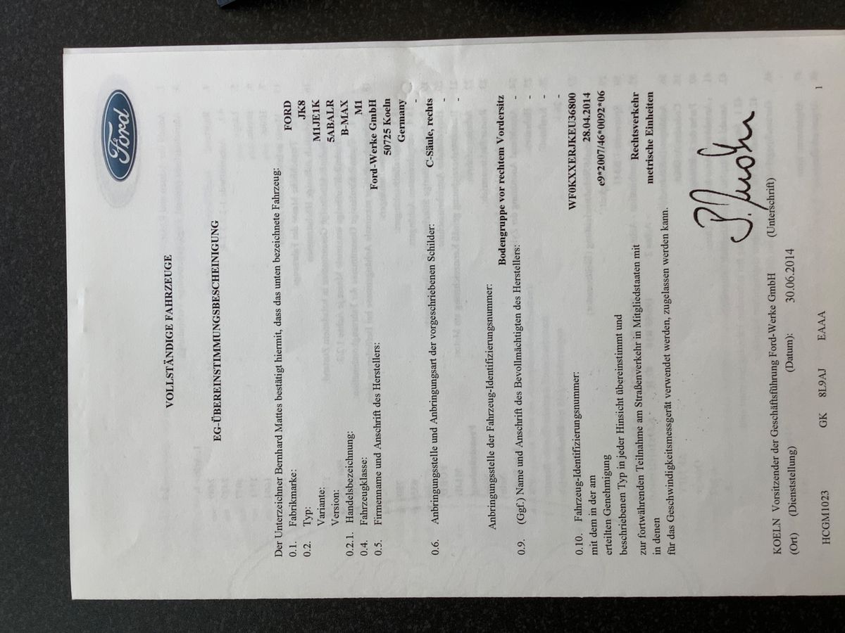 Ford B-Max d'occasion