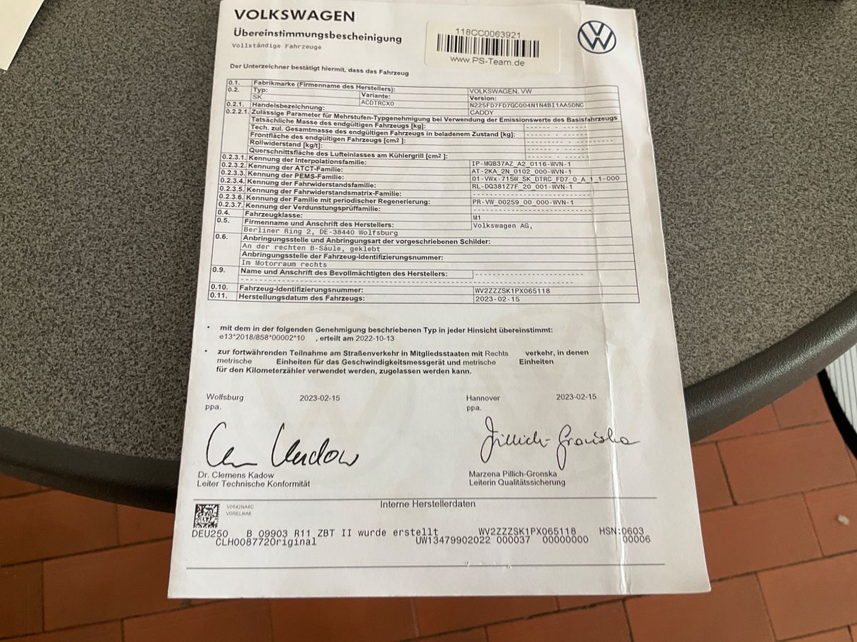 Volkswagen Caddy 2.0 TDI Style