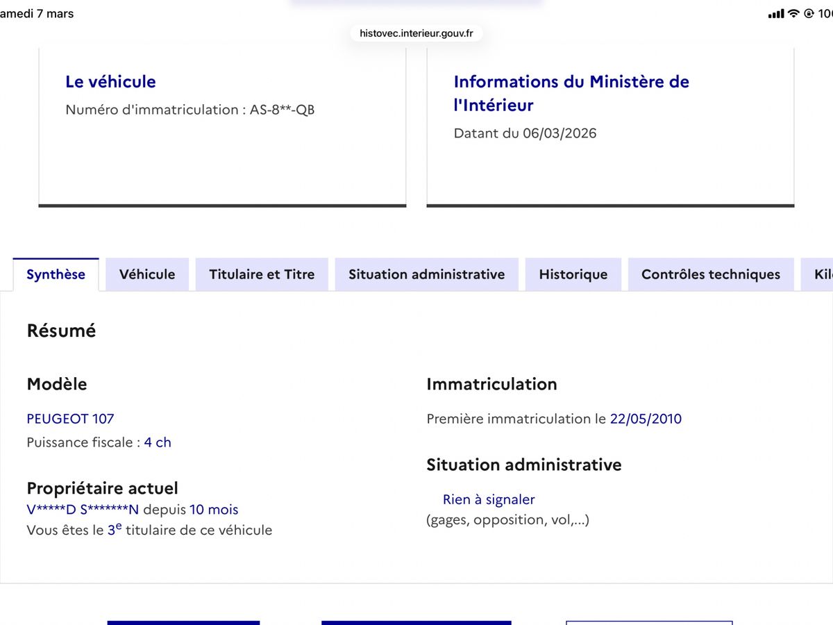 Peugeot 107 d'occasion