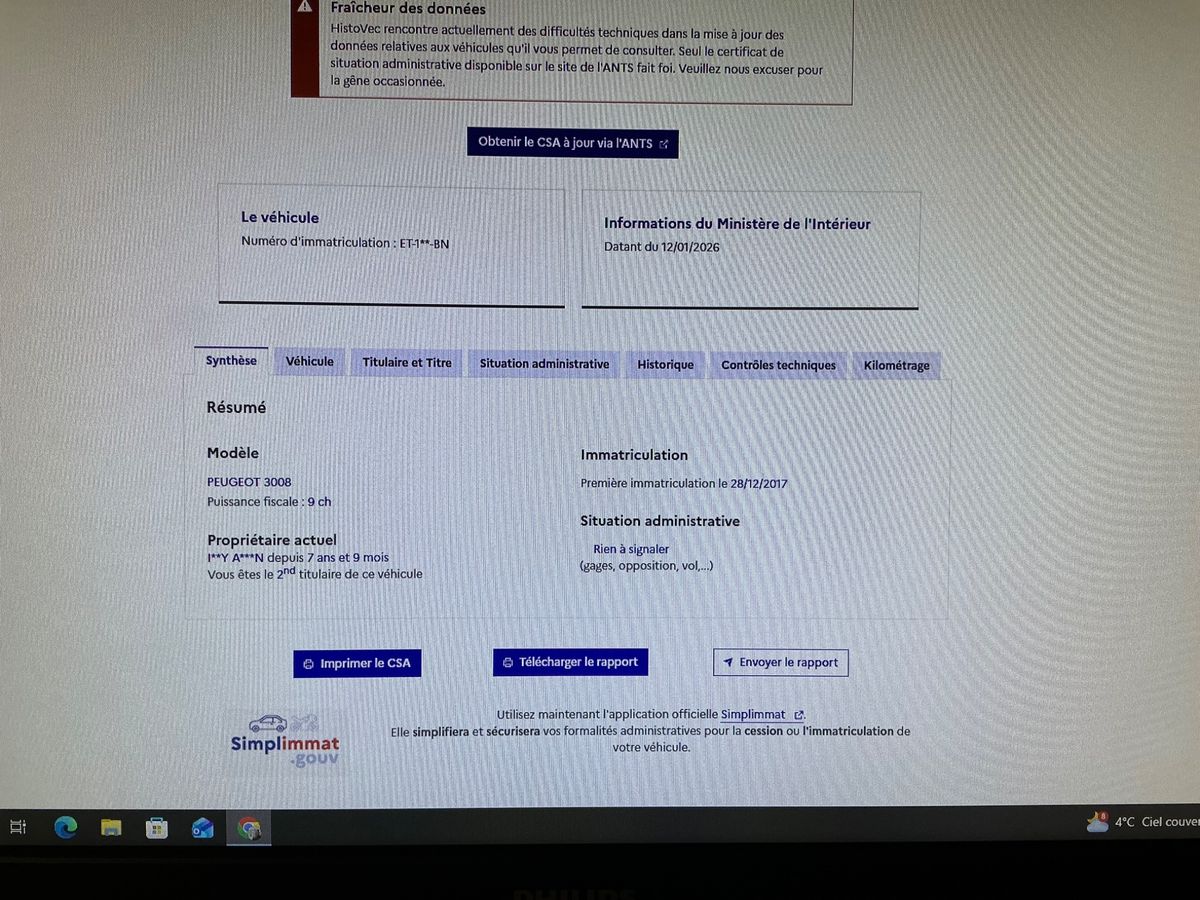 Peugeot 3008 d'occasion