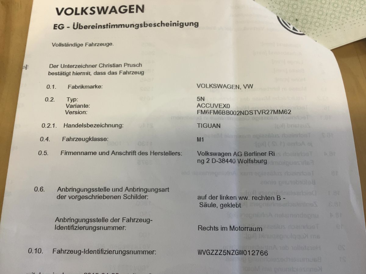 Volkswagen Tiguan d'occasion