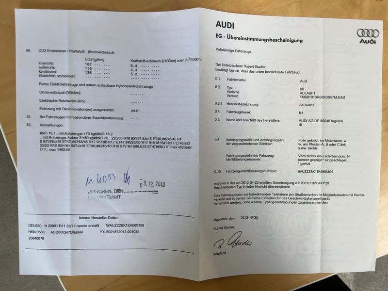 Audi A4 3.0 V6 TDI Ambition 2013 – снимка 22