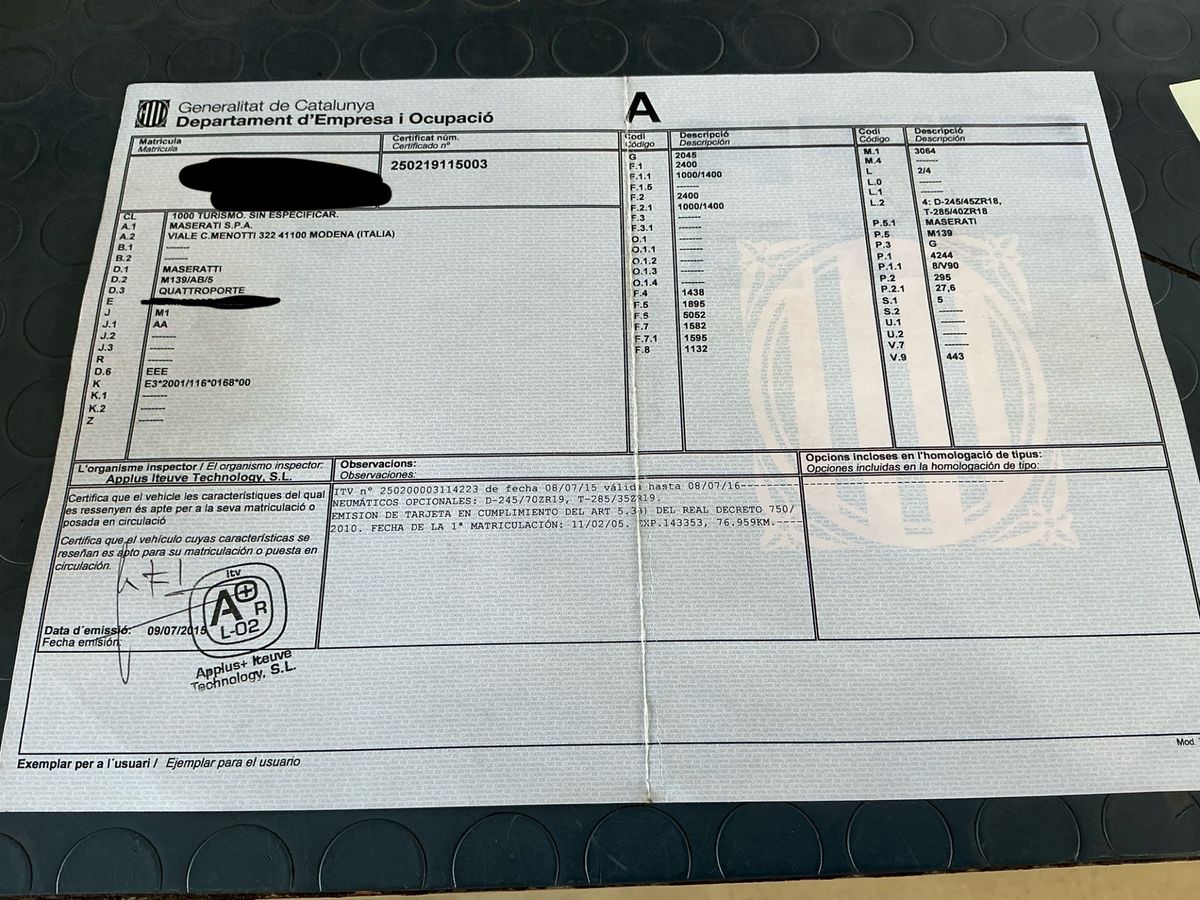 Maserati Quattroporte d'occasion