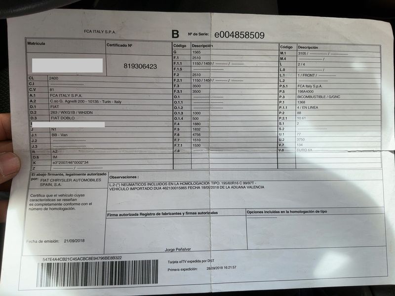 Fiat Doblo 1.4 T-Jet Natural Power CNG Basis Maxi Kasten — zdjęcie 16