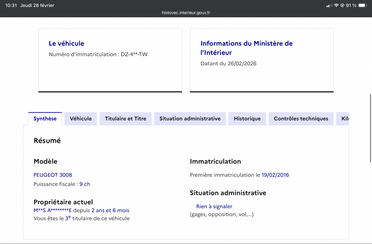 Peugeot 3008 d'occasion