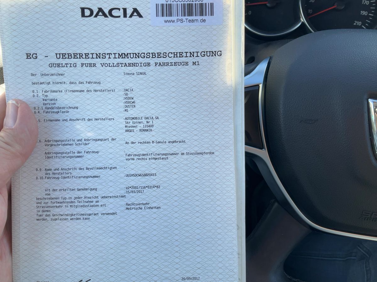 Dacia Duster d'occasion