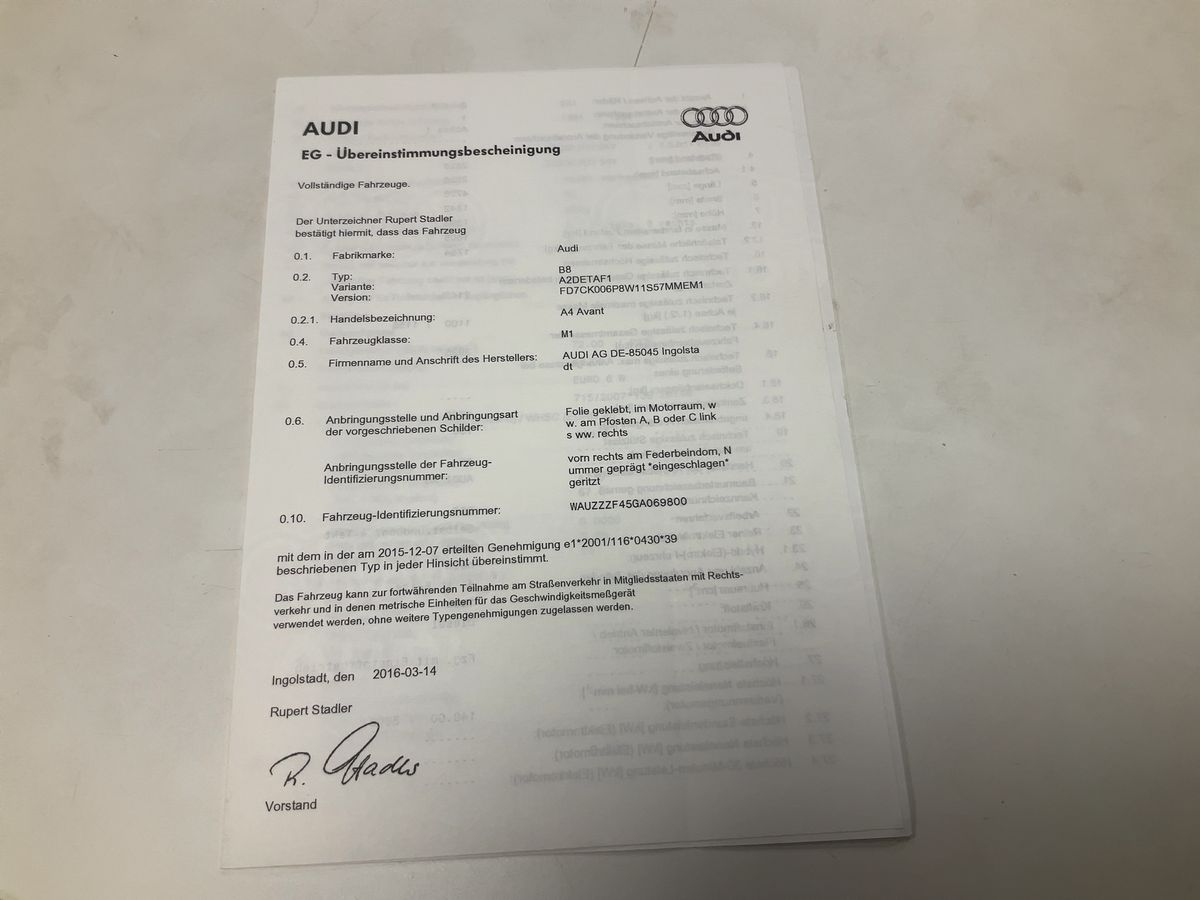 Audi A4 d'occasion