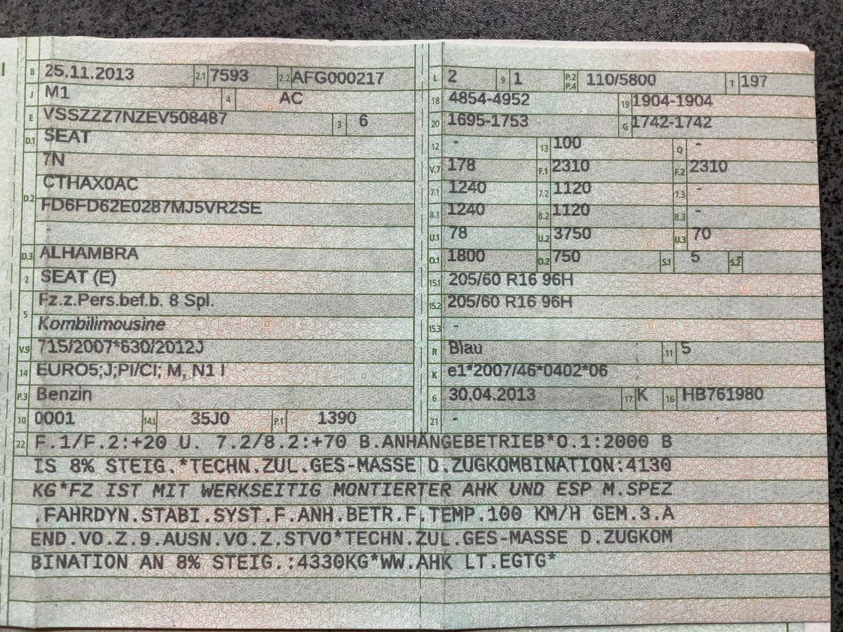 Seat Alhambra d'occasion