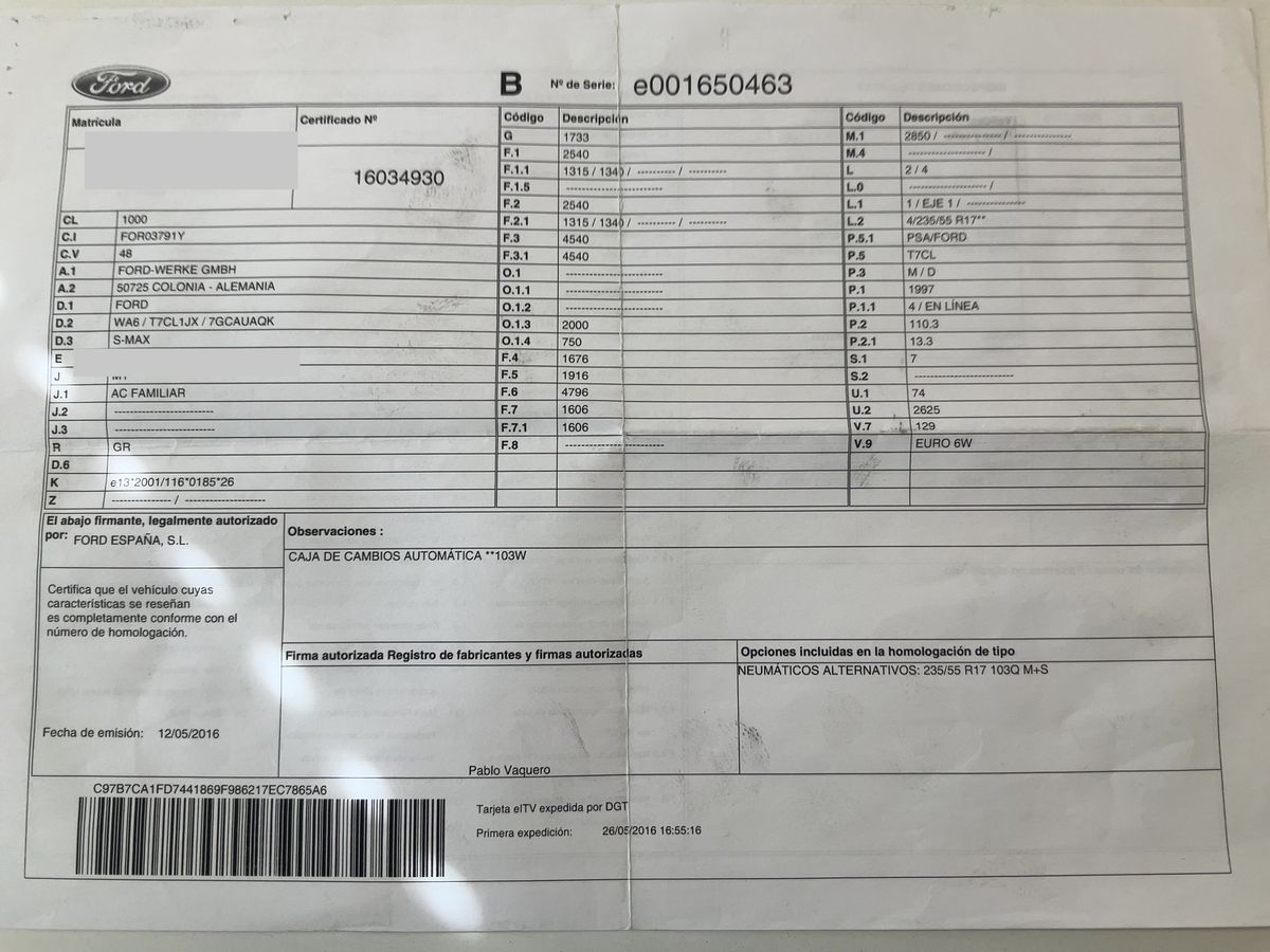 Ford S-Max d'occasion