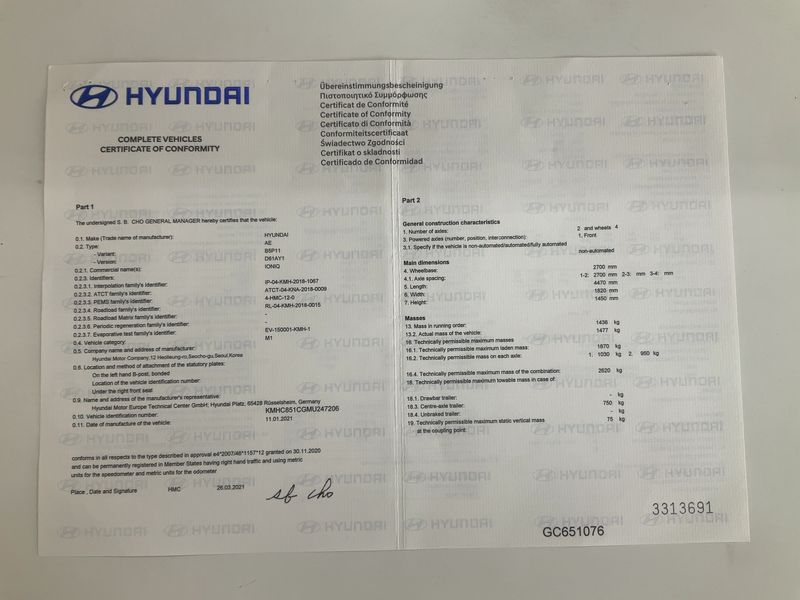 Hyundai IONIQ 1.6 Hybrid Style — zdjęcie 16