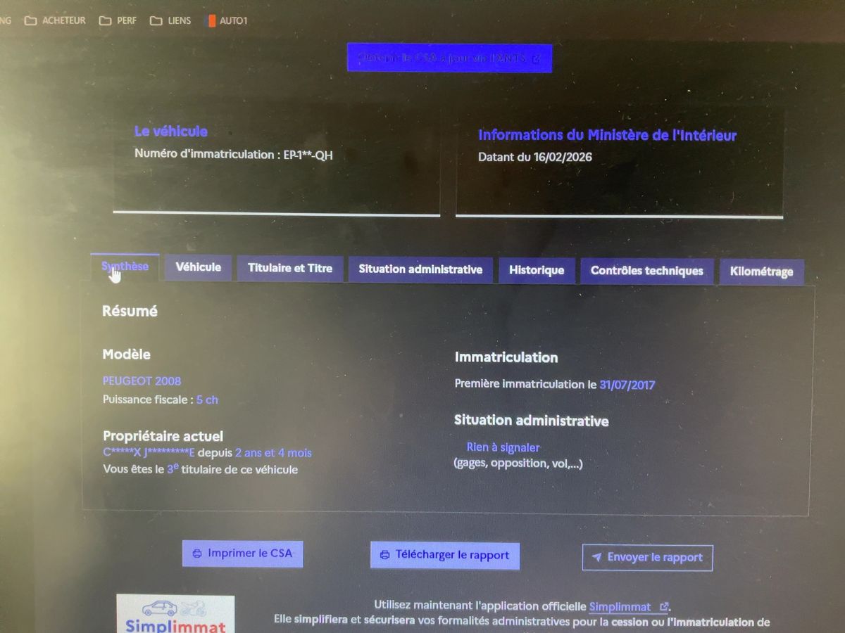 Peugeot 2008 d'occasion