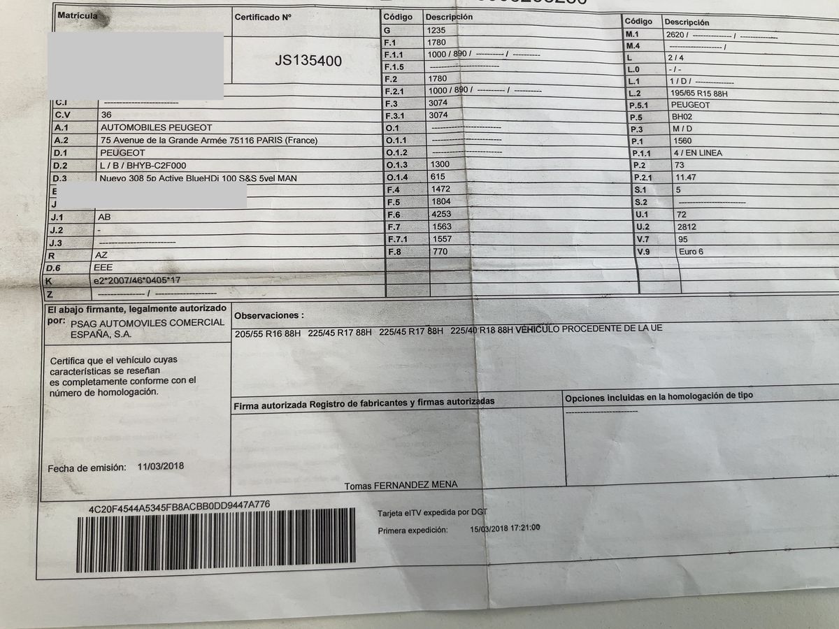 Peugeot 308 d'occasion