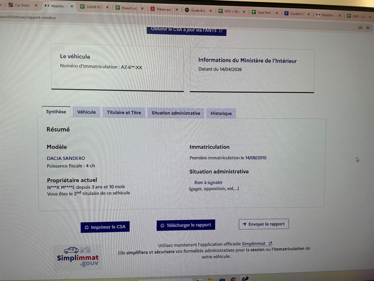 Dacia Sandero d'occasion
