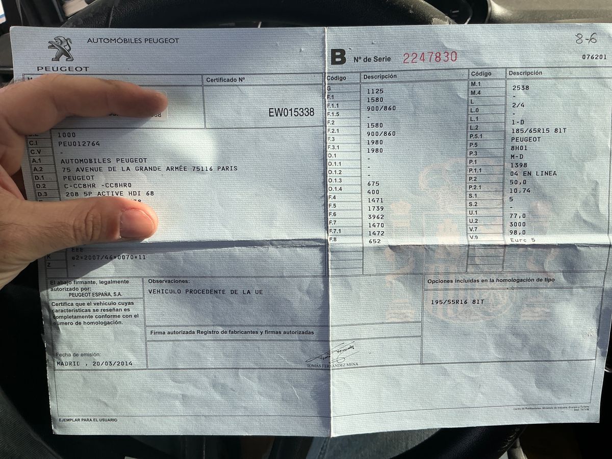 Peugeot 208 1.4 HDi Active