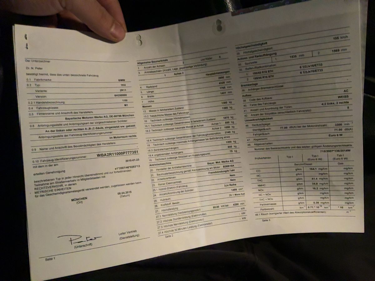 BMW 1er 116i Advantage