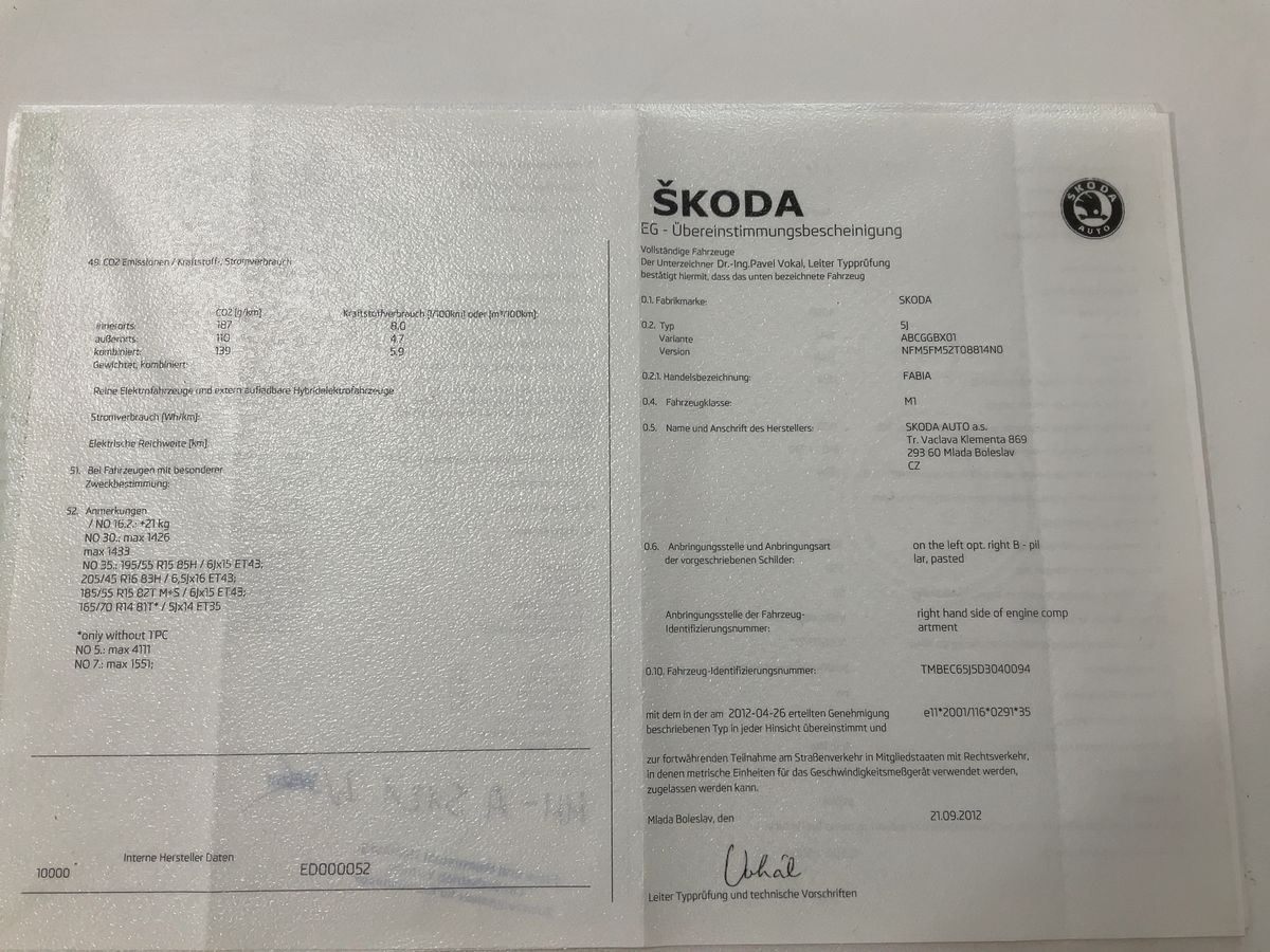 Skoda Fabia d'occasion