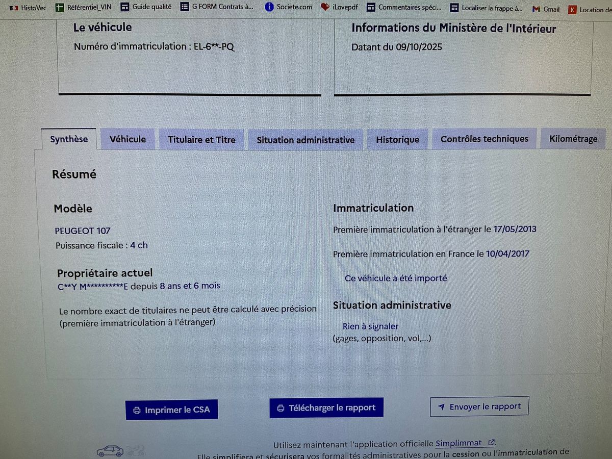 Peugeot 107 1.0 Active