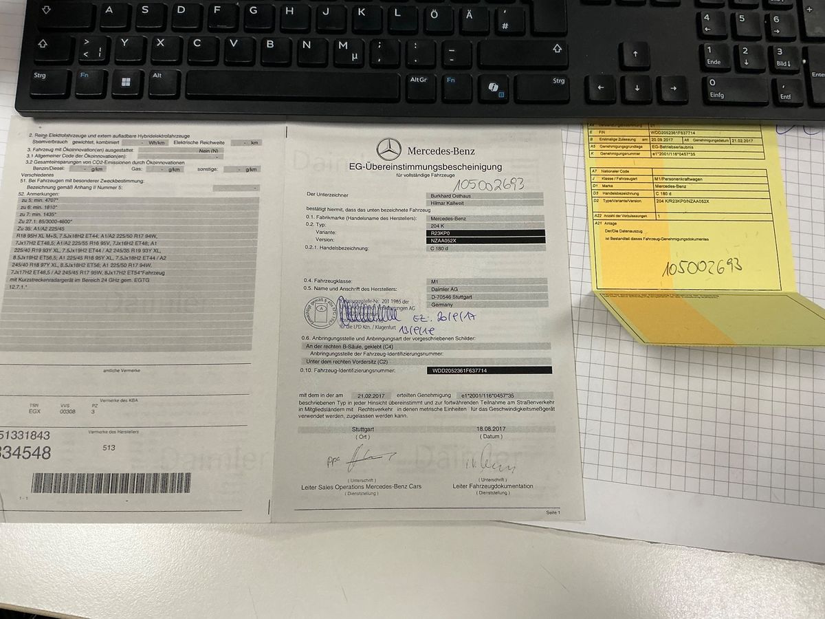 Mercedes-Benz C-Klasse d'occasion