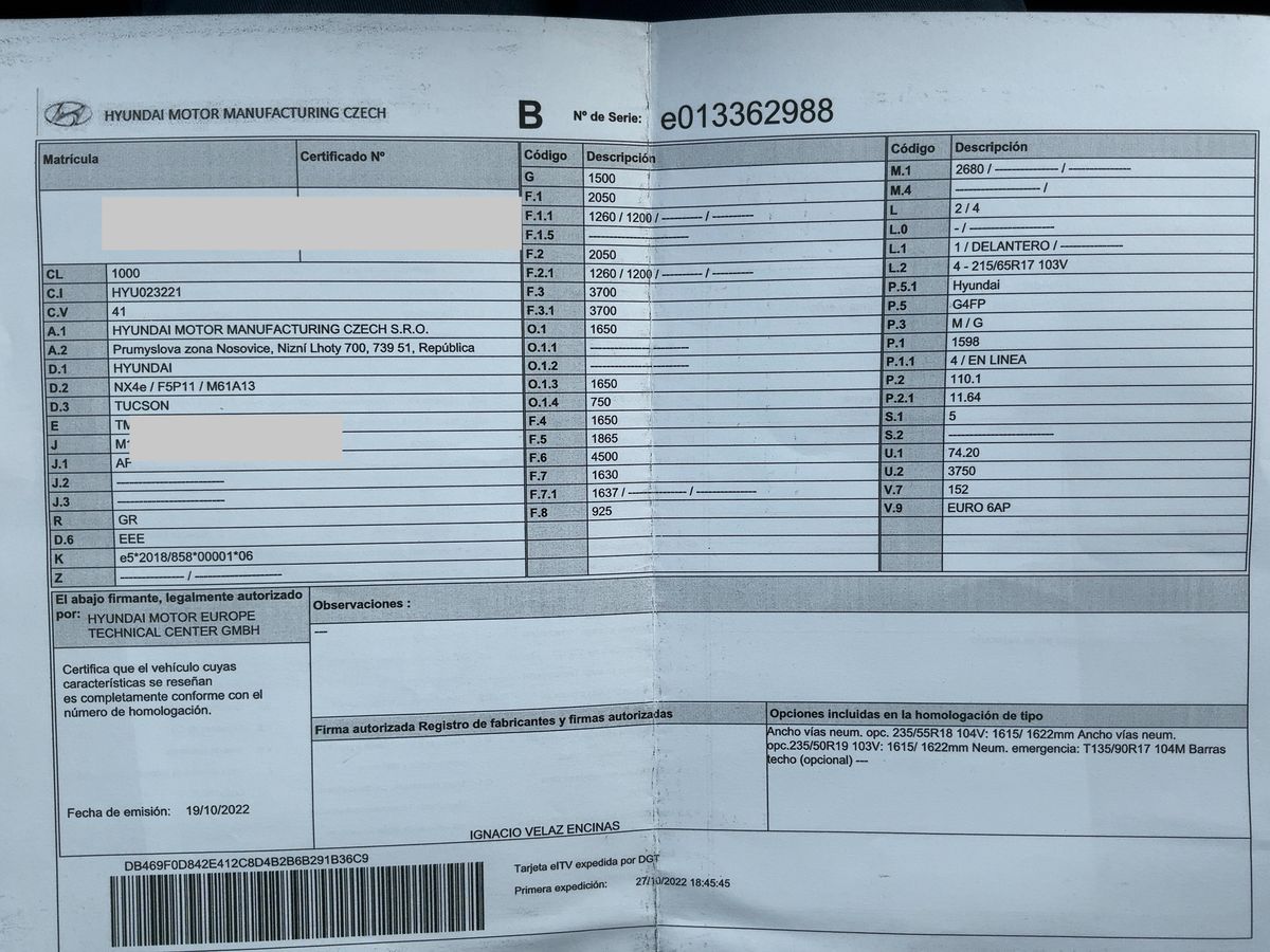 Hyundai Tucson d'occasion