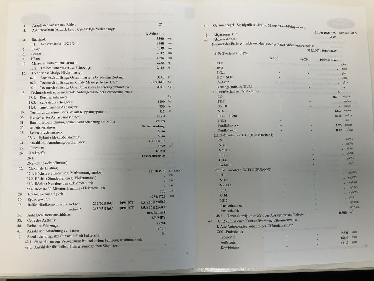 Ford Transit 2.0 TDCi 310 L2 Tourneo Titanium