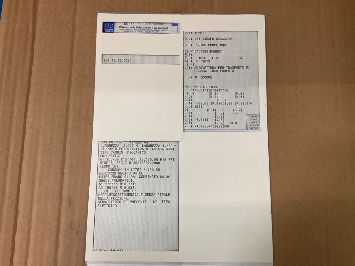 Smart fortwo 1.0 Micro Hybrid Drive pulse