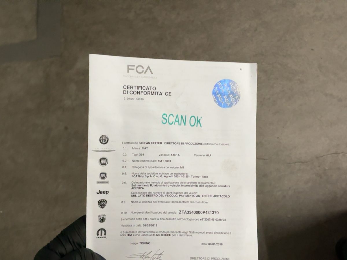 Fiat 500X d'occasion