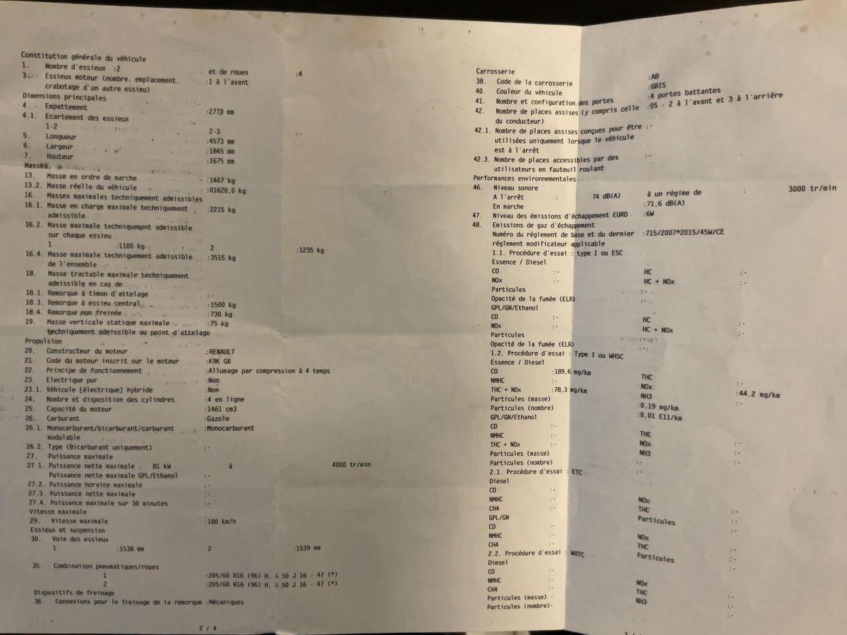 Renault Grand d'occasion